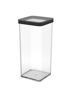 Lebensmittelbehälter Rotho Loft Schwarz Durchsichtig 1,5 L