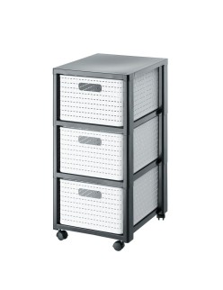 Shelves Rotho Country White Anthracite Plastic