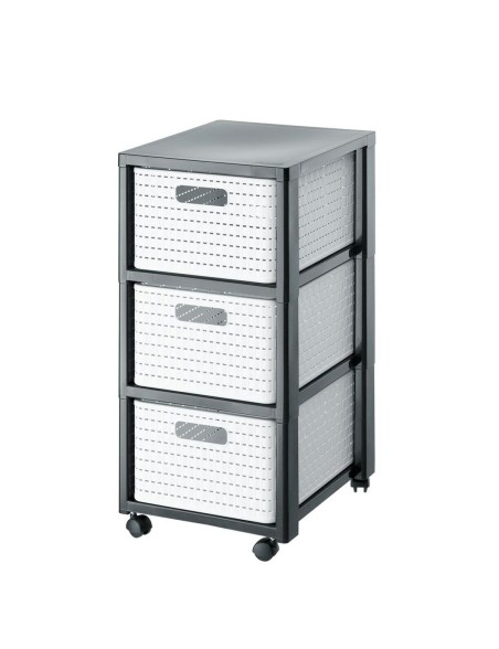 Shelves Rotho Country White Anthracite Plastic Shelves Rotho Country White Anthracite Plastic