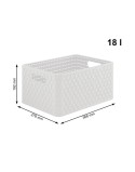 Étagère Rotho Country Blanc Anthracite Plastique