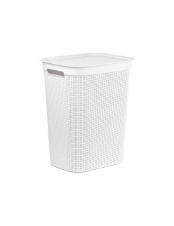 Cesto per i Panni Rotho Brisen Bianco 50 L Plastica