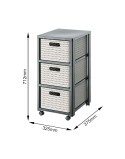 Shelves Rotho Country Anthracite polypropylene Plastic