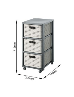 Shelves Rotho Country Anthracite polypropylene Plastic