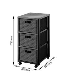 Shelves Rotho Country Anthracite polypropylene Plastic