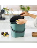 Recipiente Rotho Albula Verde-escuro 6 L Retangular