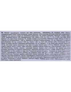 Nourriture Trovet Hypoallergenic Adulte Veau Sanglier 3 Kg