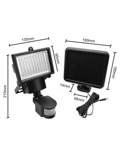 Lampe solaire MacLean MCE442 Noir