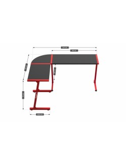 Secretária Huzaro HZ-Hero 6.0 Red Vermelho