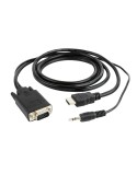VGA-zu-HDMI-Adapter mit Audio GEMBIRD A-HDMI-VGA-03-6 Schwarz 1,8 m