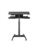 Bureau MacLean MC-835 Noir Acier