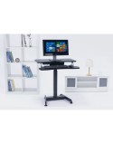 Bureau MacLean MC-835 Noir Acier