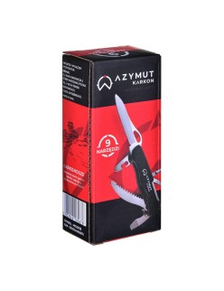 Coltello multiuso Azymut HK20018 Nero Argentato