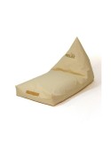 Pouffe GO GIFT Beige Oxford tejido antidesgarros