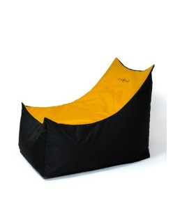 Puff GO GIFT Negro Naranja Oxford tejido antidesgarros