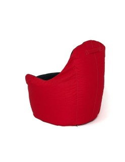 Puff GO GIFT Negro Rojo Oxford tejido antidesgarros