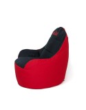 Puff GO GIFT Negro Rojo Oxford tejido antidesgarros