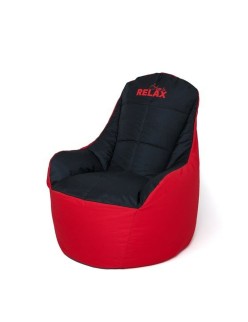 Puff GO GIFT Negro Rojo Oxford tejido antidesgarros