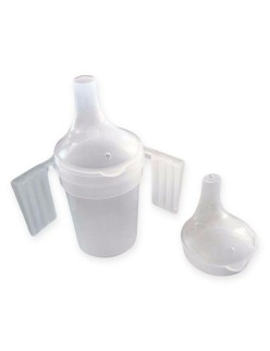 Tazza Thermos con Coperchio PDS CARE Trasparente 200 ml