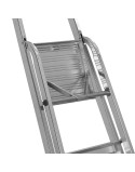 Échelle pliante à 3 marches Krause 126214 Argenté Aluminium