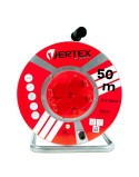 Cabo alongador Vertex PB50METAL Preto Prata 50 m