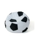 Puff GO GIFT Blanco Negro Oxford Fútbol