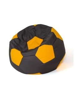 Puff GO GIFT Amarillo Negro Oxford Fútbol