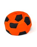 Puff GO GIFT Negro Naranja Oxford Fútbol
