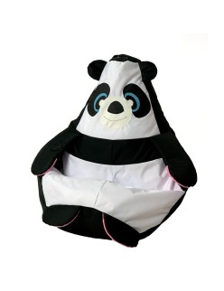 Puff GO GIFT Blanco Negro Oxford 105 x 80 cm