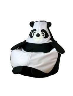 Puff GO GIFT Blanco Negro Oxford 105 x 80 cm