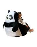 Puff GO GIFT Blanco Negro Oxford 130 x 90 cm