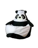 Puff GO GIFT Blanco Negro Oxford 130 x 90 cm