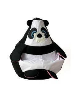 Puff GO GIFT Blanco Negro Oxford 130 x 90 cm