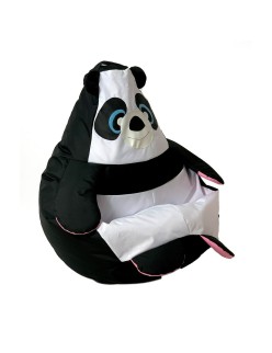 Puff GO GIFT Blanco Negro Oxford 130 x 90 cm