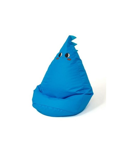 Pouffe GO GIFT Blue Oxford 105 x 80 cm Pouffe GO GIFT Blue Oxford 105 x 80 cm