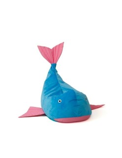Puff GO GIFT Azul Rosa Oxford