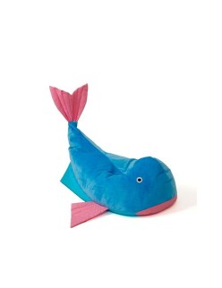 Puff GO GIFT Azul Rosa Oxford