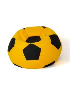 Puff GO GIFT Amarillo Negro Oxford Fútbol