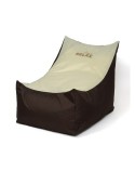 Puff GO GIFT Crema Bronce Oxford tejido antidesgarros