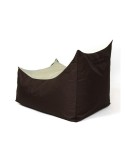 Puff GO GIFT Crema Bronce Oxford tejido antidesgarros