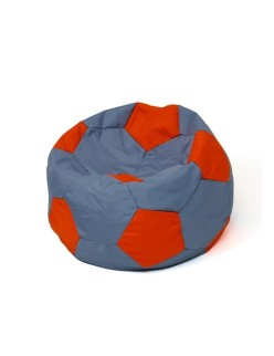 Puff GO GIFT Rojo Gris Oxford Fútbol