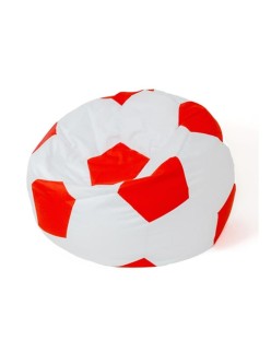 Puff GO GIFT Blanco Rojo Oxford Fútbol