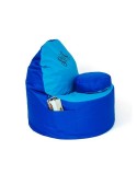 Puff GO GIFT Azul Oxford tejido antidesgarros 120 x 80 x 80 cm