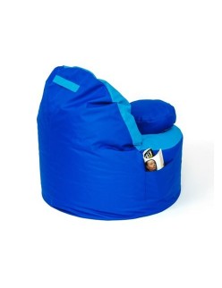 Puff GO GIFT Azul Oxford tejido antidesgarros 120 x 80 x 80 cm
