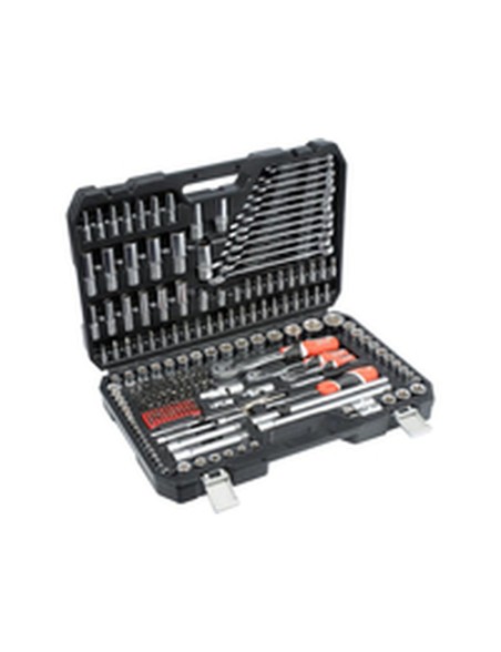 Valigetta Degli Attrezzi Yato YT-38841 Acciaio 216 Pezzi 1/4" 3/8" 1/2"