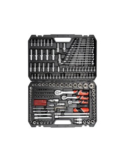 Valigetta Degli Attrezzi Yato YT-38841 Acciaio 216 Pezzi 1/4" 3/8" 1/2"