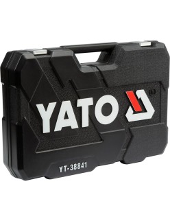 Mallette à Outils Yato YT-38841 Acier 216 Pièces 1/4" 3/8" 1/2"