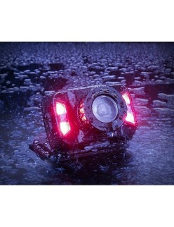 Torcia Frontale LED Libox LB0106 Bianco Nero 250 Lm