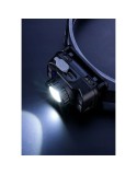 Torcia Frontale LED Libox LB0106 Bianco Nero 250 Lm