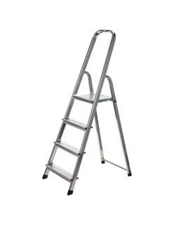 Échelle pliante à 4 marches Krause 000705 Argenté Aluminium