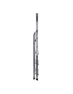 4-step folding ladder Krause 000705 Silver Aluminium